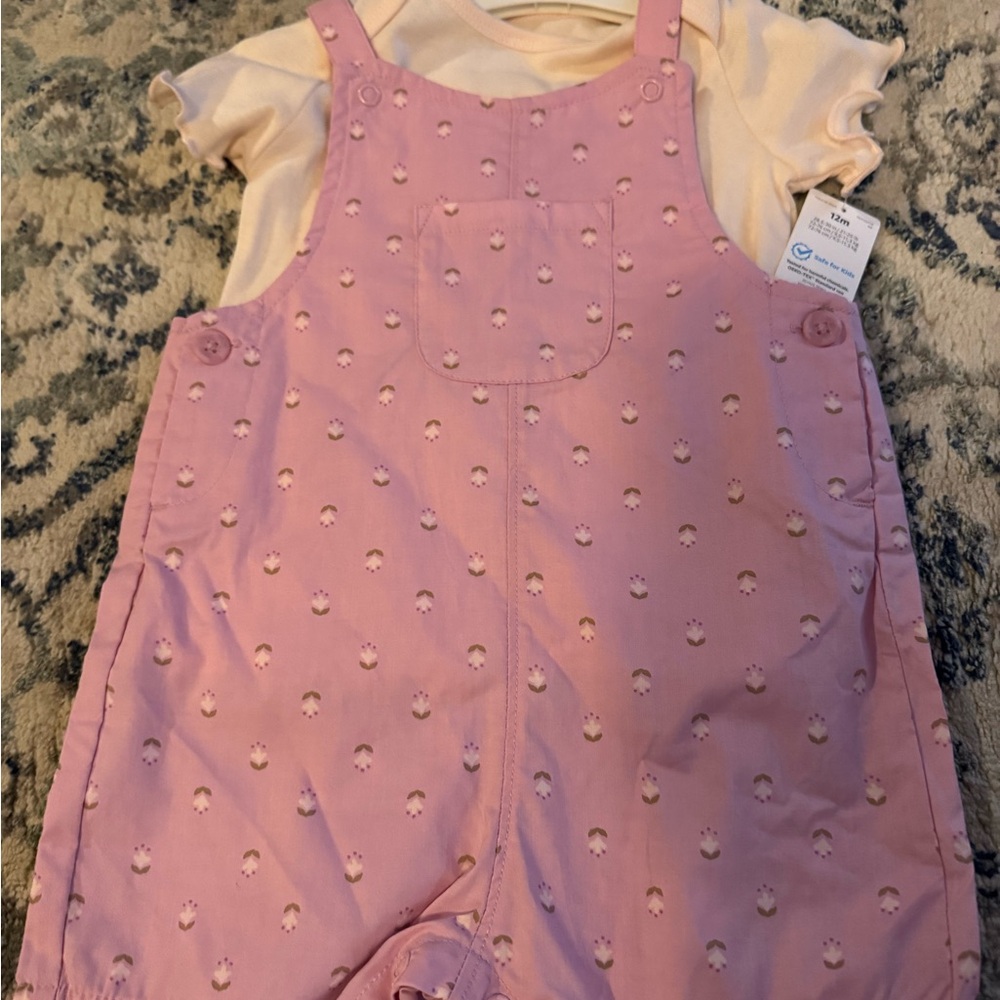 Carter's Pink and Cream Kids Matching Set